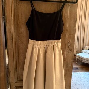 Maeve Black and Cream Dress